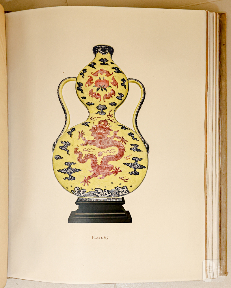1911年巨册刷金伦敦收藏家罗勒和布莱克限量编号《中国瓷器与玉石》全套2册 - 图10